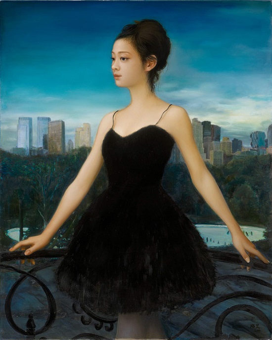 中央公园 (1) 80x100cm 油画2016年 路昊.jpg 坚守与传承——中央美院西方传统绘画语言高研班交流展即将开幕